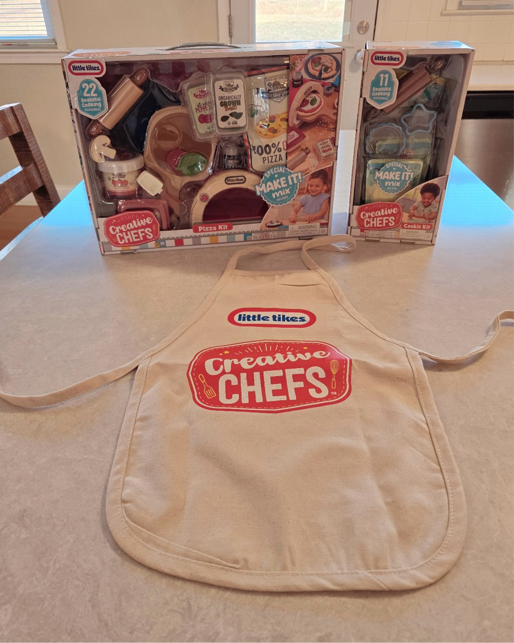 Frankie loves watching me bake and make homemade pizza. These cooking kits from @officiallittletikes are a fun way to get your little one into culinary adventures with you. Everything from the dough to the ingredients looks so realistic (not edible). These cooking kits are a great way to spark creativity and provide a safe, hands-on cooking experience. The kits shown are the Pizza Kit 🍕 and Bakers Kit 🍪. But @officiallittletikes has several different types of cooking kits including the Waffle Kit 🧇 Bring the culinary joy of play cooking this Holiday season with these fun and creative cooking kits from @officiallittletikes 👨‍🍳

#LTKKids #LTKGiftGuide #LTKFamily