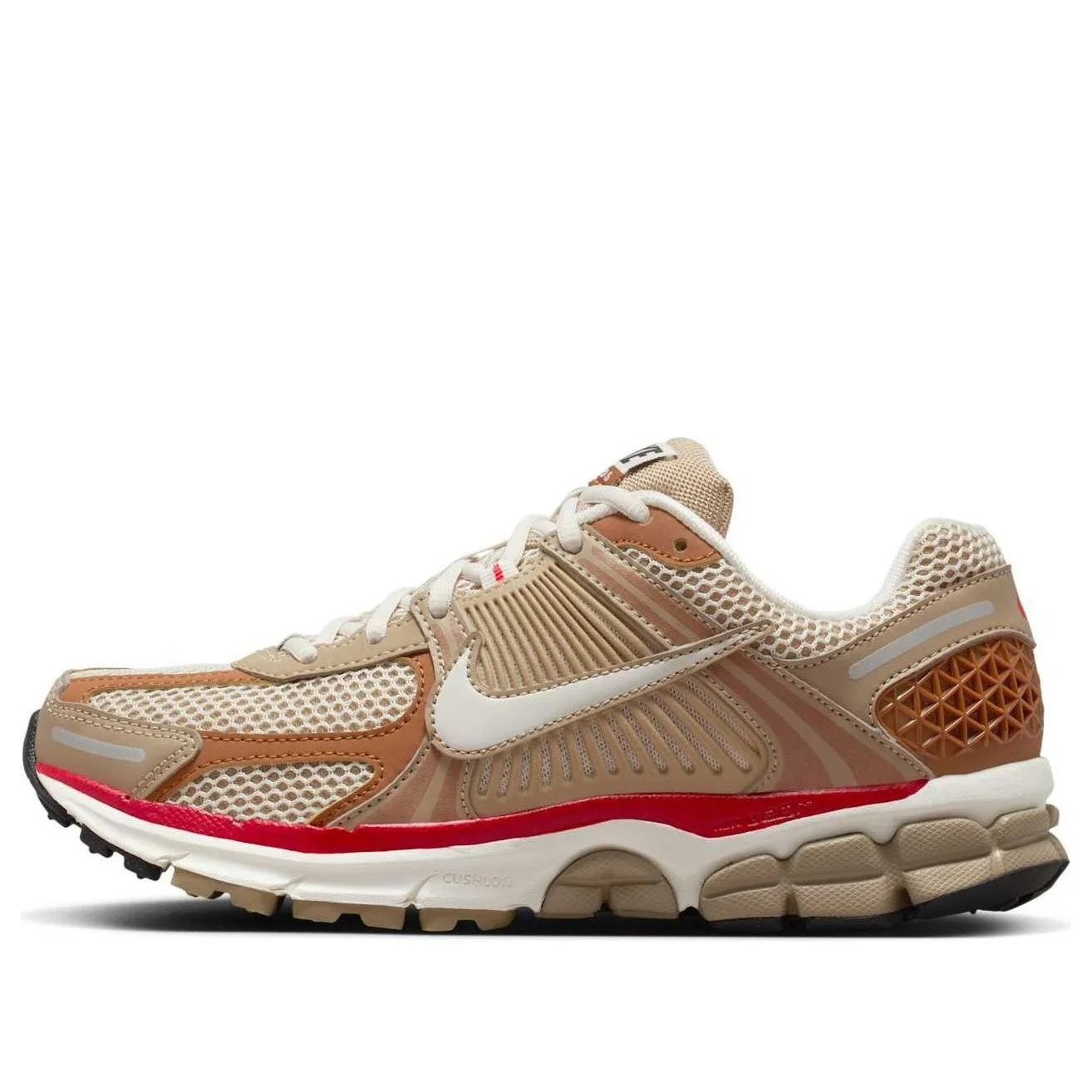 (WMNS) Nike Air Zoom Vomero 5 'Khaki Fire Red' | KICKS CREW