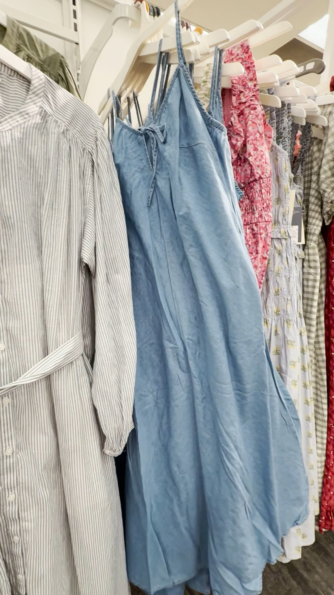 Summer is here! ☀️ This soft chambray maxi sundress is perfect for a bbq, lazy day, kids’ play date date, beach vacation, or coffee with your bestie. Throw a sweater over your shoulders for cool nights. Pair it with sandals, slip-ons, or sneakers.

#chambraydress #maxisundress #summerdress #strappydress #chambraystrappymaxidress  #target #graduationdress #poolcoverup #softdenimdress #beachcoverup

#LTKMidsize #LTKPlusSize #LTKSeasonal