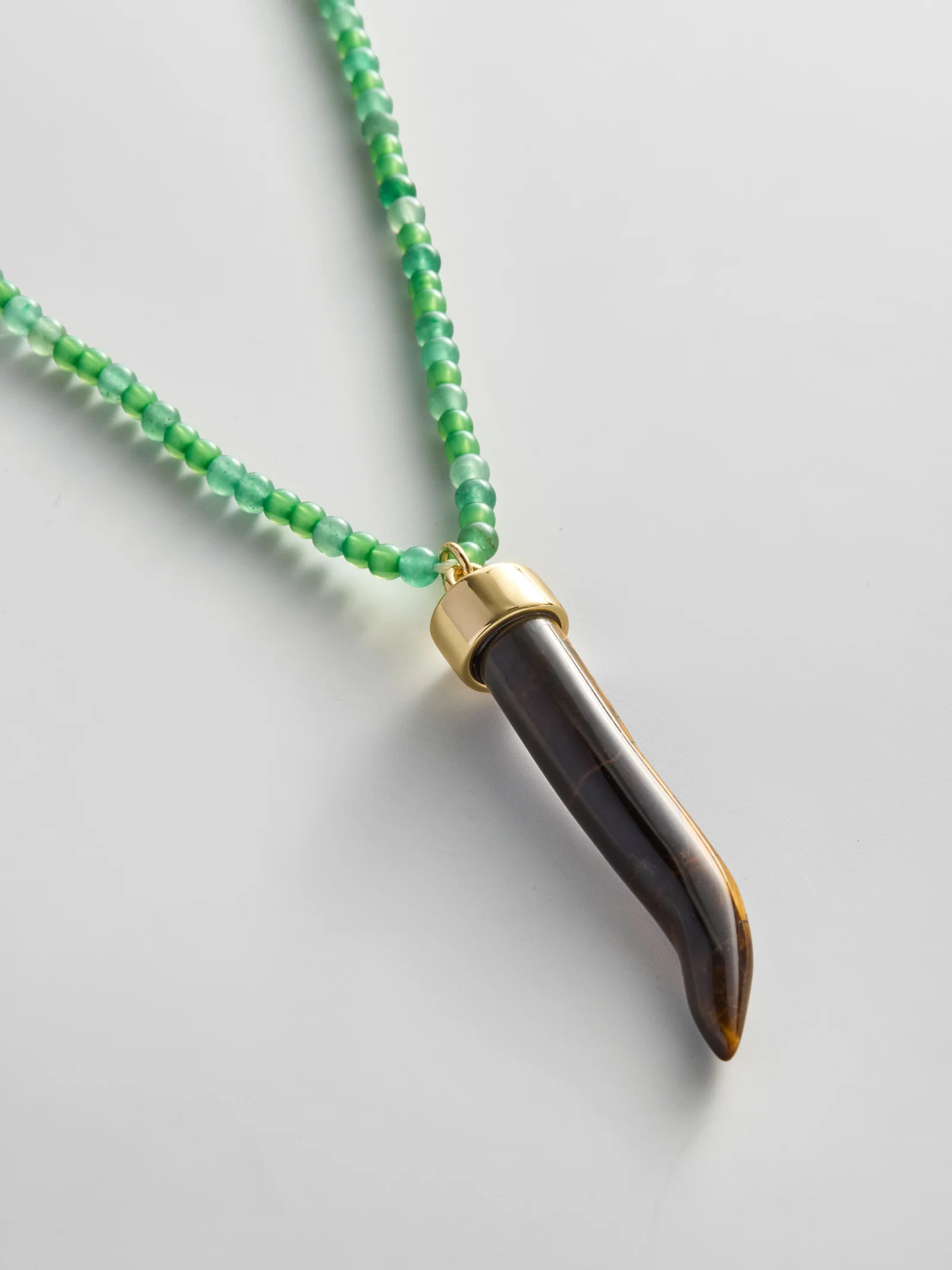 Maeve Semi-Precious Pendant Necklace - Jade | BaubleBar