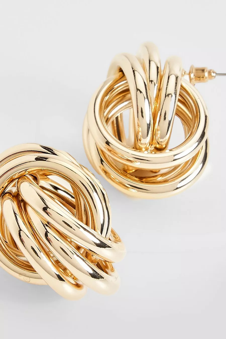 Knot Statement Earrings | Boohoo.com (UK & IE)