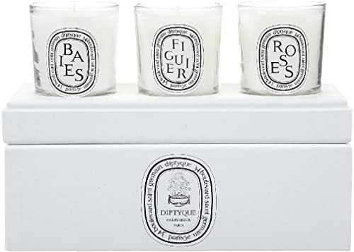 Diptyque Votive Candle Trio-Baies, Figuier, Roses-3 ct. | Amazon (US)
