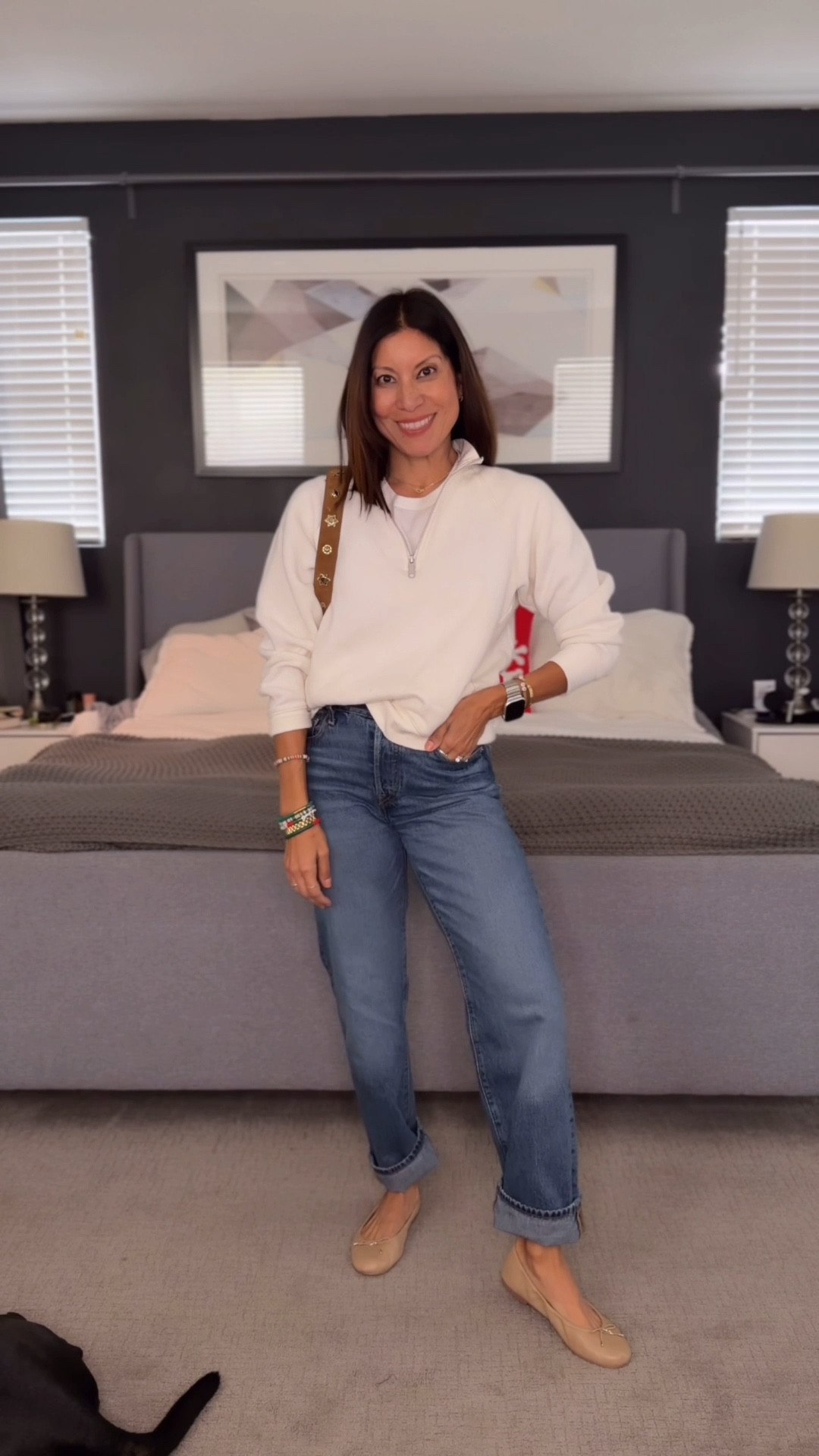 That’s a good reason!

Jeans fit tts wearing 25 
Loose fit 
Top older from Madewell linked similar 
Shoes tts linked new version 

#LTKootd #LTKgrwm #LTKSeasonal