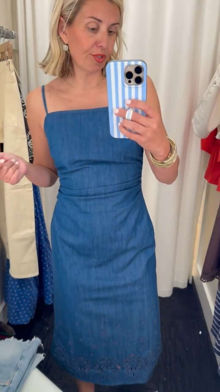 #LTKxMadewell 20% off sitewide! This eyelet dress is gorgeous, love the ruching on the sides. Wearing size 2.  

 #LTKxMadewell #LTKootd #LTKSaleAlert