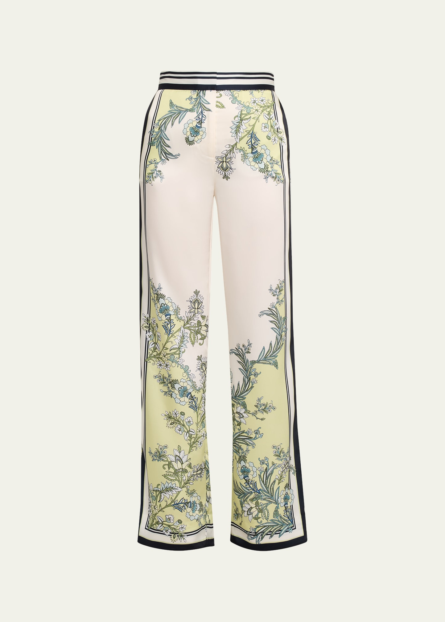 Veronica Beard Grigore Satin Wide-Leg Pants | Bergdorf Goodman