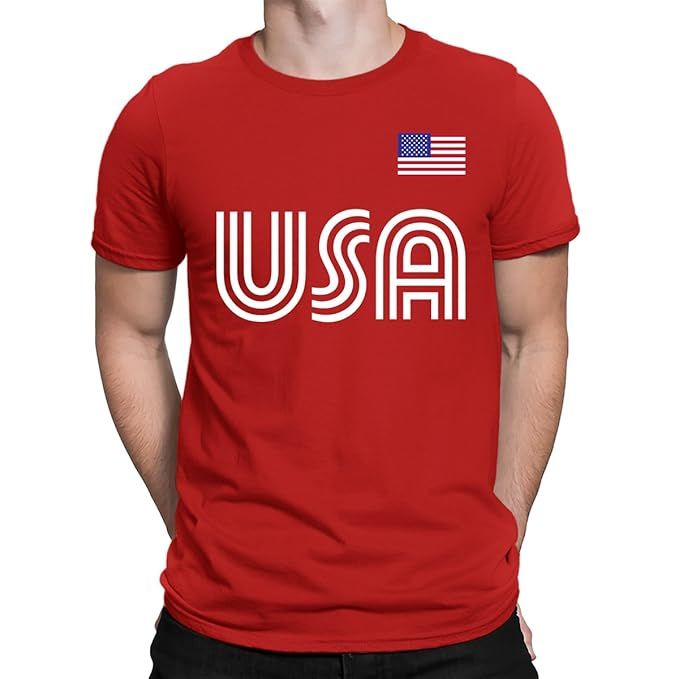 SpiritForged Apparel United States Soccer Jersey Men's T-Shirt | Amazon (US)