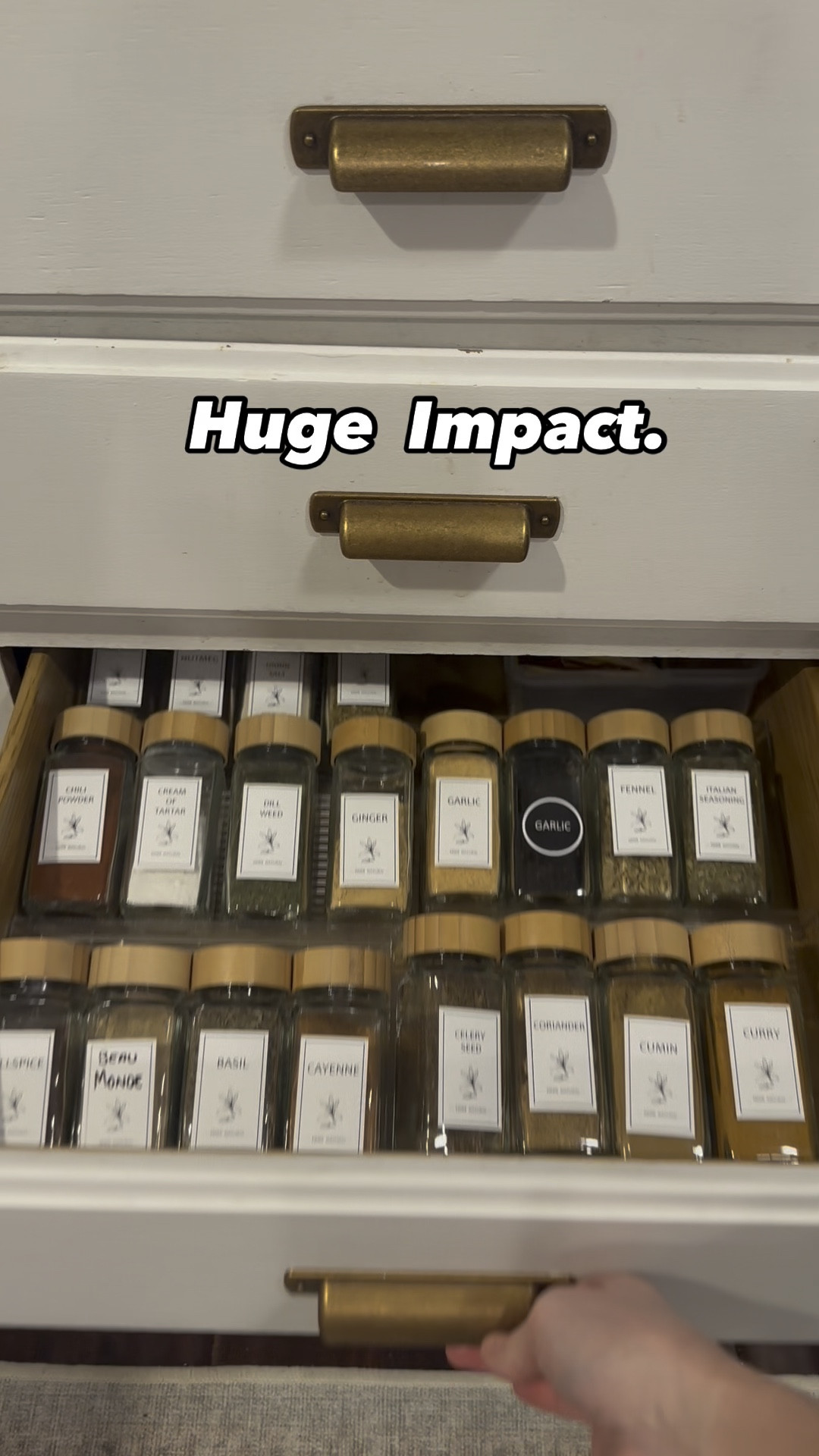 Organized Spice drawer??? Yes please! 

#LTKHome #LTKFindsUnder50