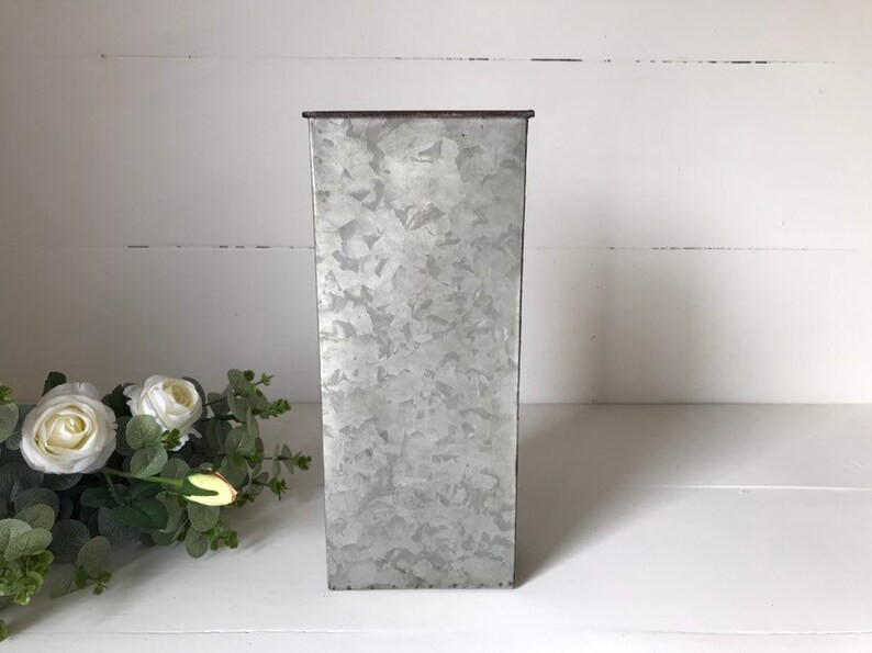 Metal Wall Pocket  Galvanized Planter | Etsy | Etsy (US)