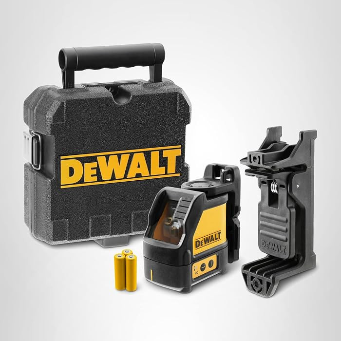 DEWALT Line Laser, Self-Leveling, Cross Line, Red Beam (DW088K) | Amazon (US)