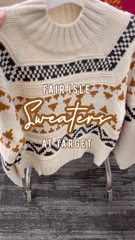 Now 40% Off at Target!

Grab these festive Fair Isle Sweaters from Target! Now on sale until Saturday. All colors are perfect for fall and can transition to the holiday season. Find them linked in my bio ❄️

•

•

•

fashion, fashion style, ski, Christmas, holiday outfits, sweater weather, Target try on, fall, fall outfit, pumpkin patch, Halloween, fall dress, Target style, oversized sweater, boot season, autumn, grwm, trending reels, shopping

#LTKfit #LTKSeasonal #LTKHoliday