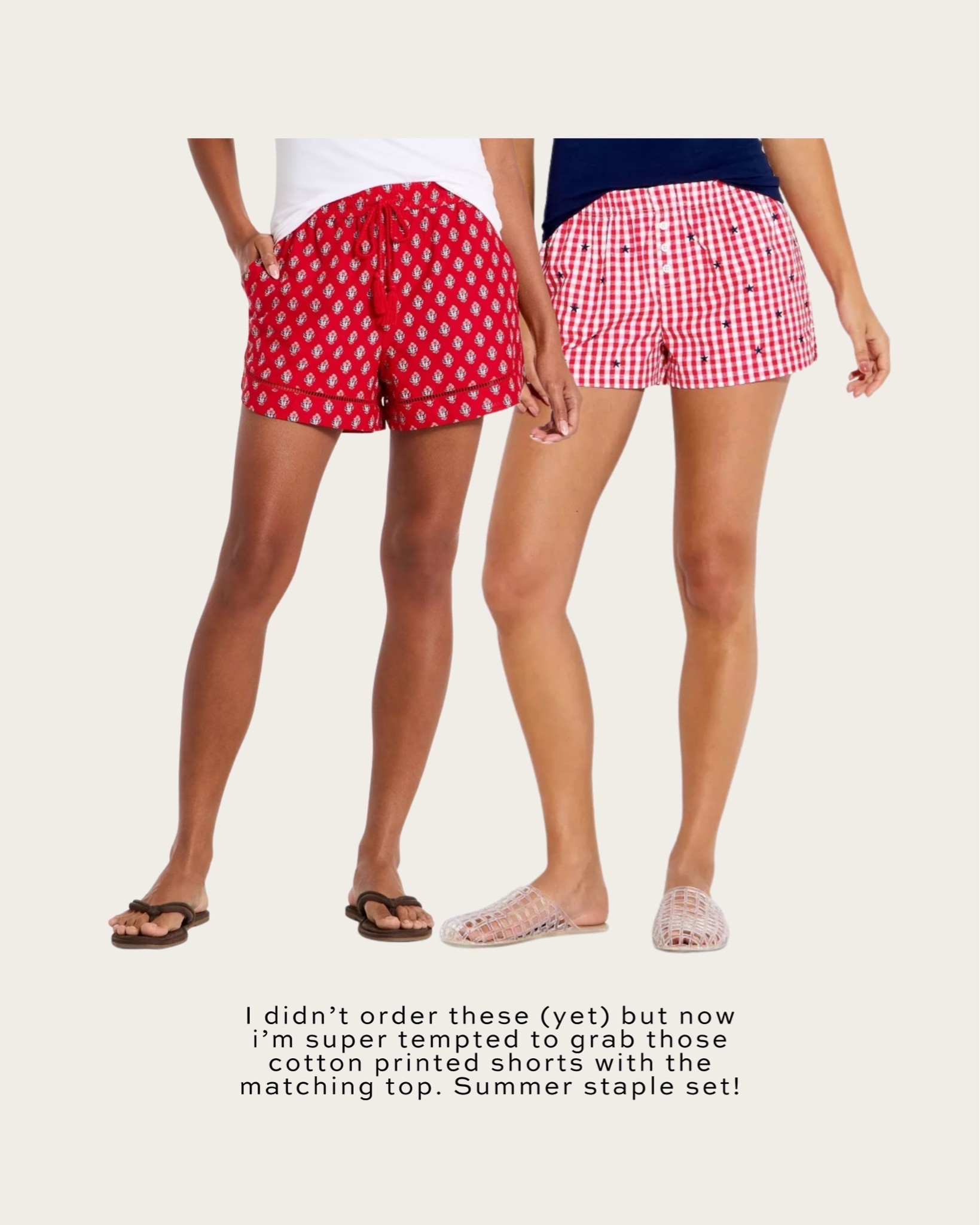 Americana summer target shorts - all cotton!