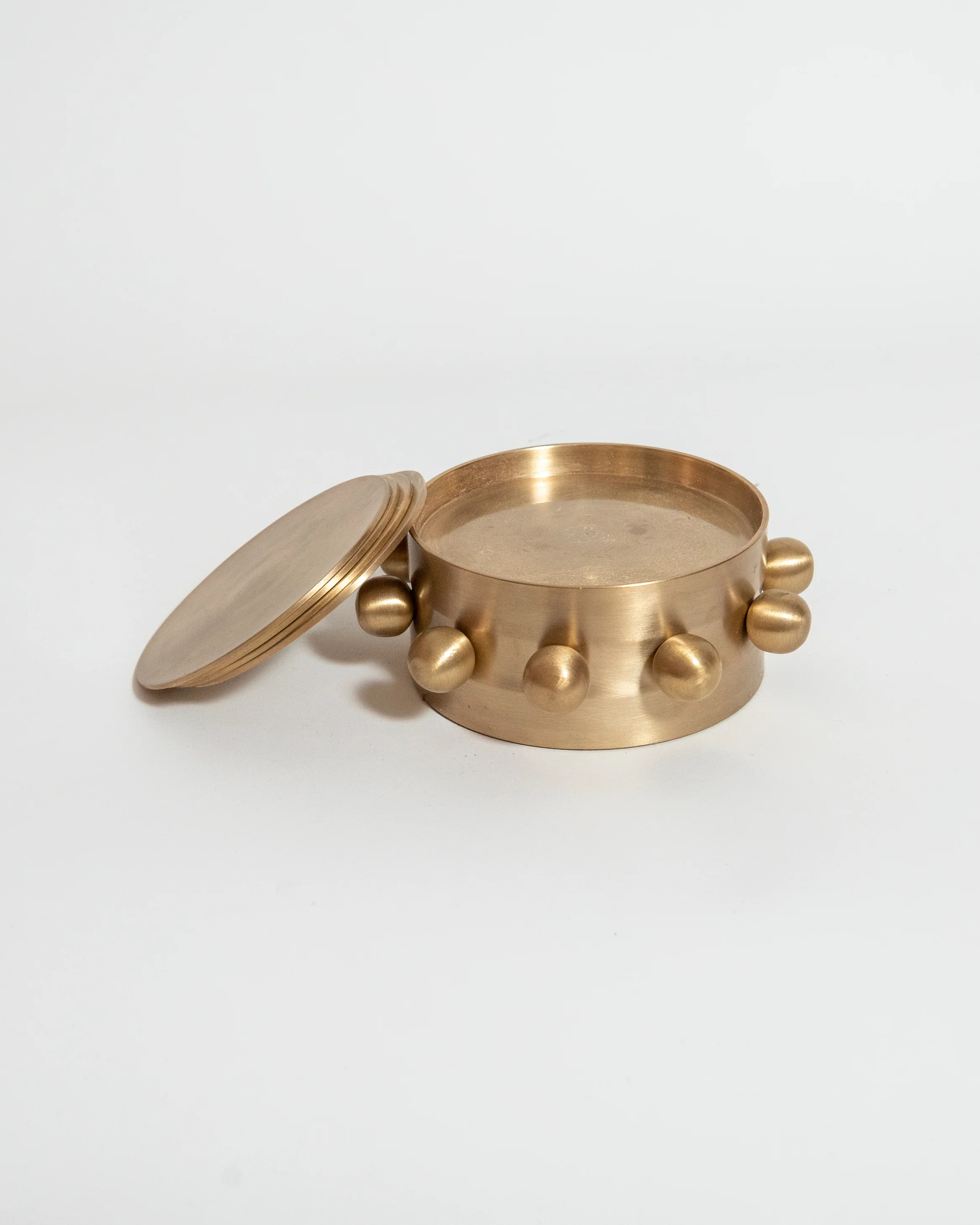 Kaiba Coaster Set - Brass Brass | Ifsthetic