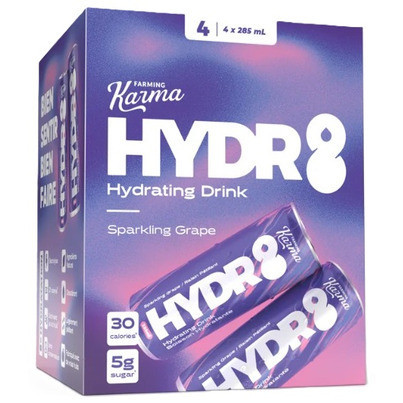 Farming Karma Hydr8 Sparkling Grape | Well.ca