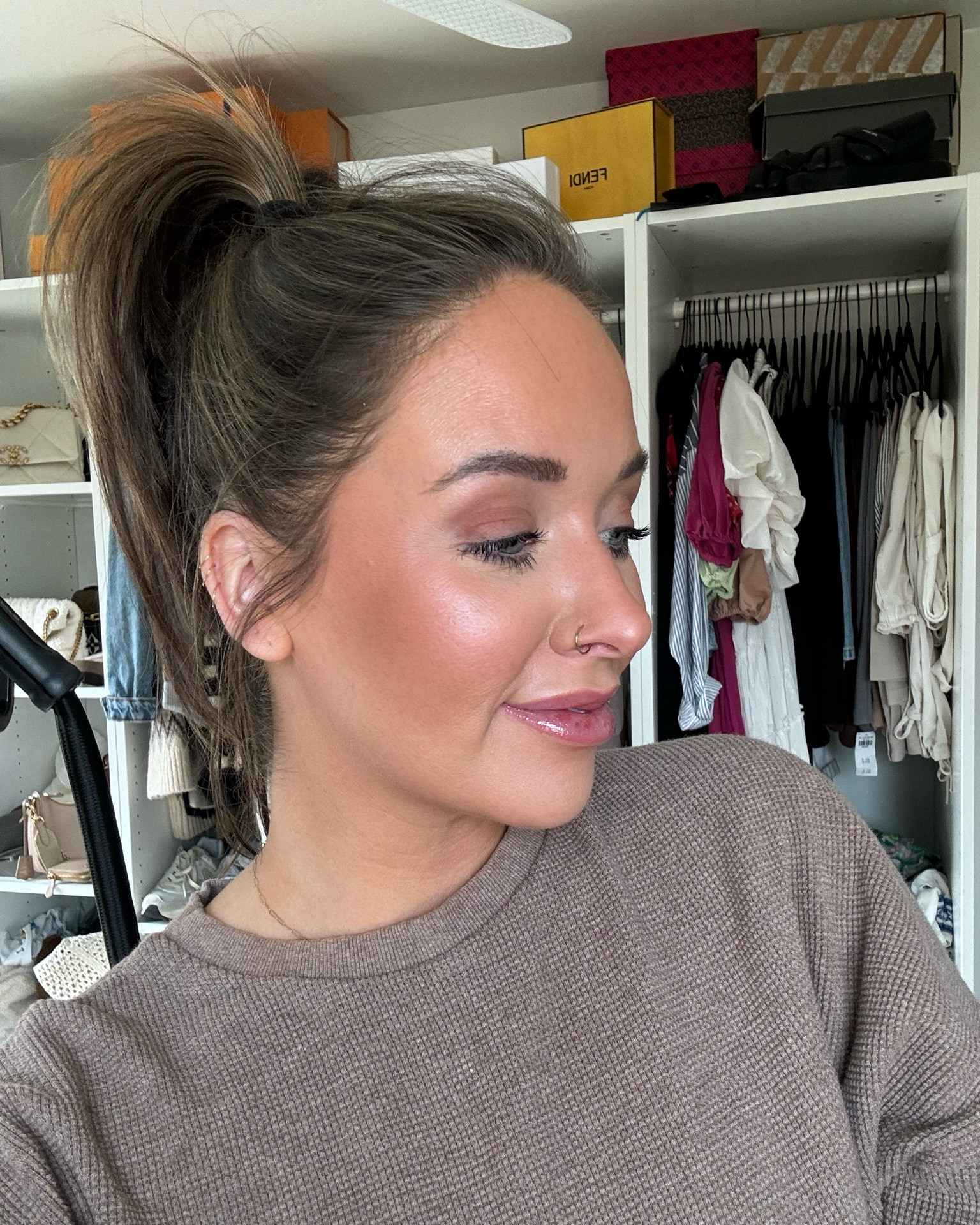 Glowy makeup I’ve been wearing everyday 🤎🤎 

Halo Glow, Alastin SPF skin tint, rare beauty blush, everyday makeup, favorite beauty, fave beauty products 

#LTKfindsunder50 #LTKbeauty