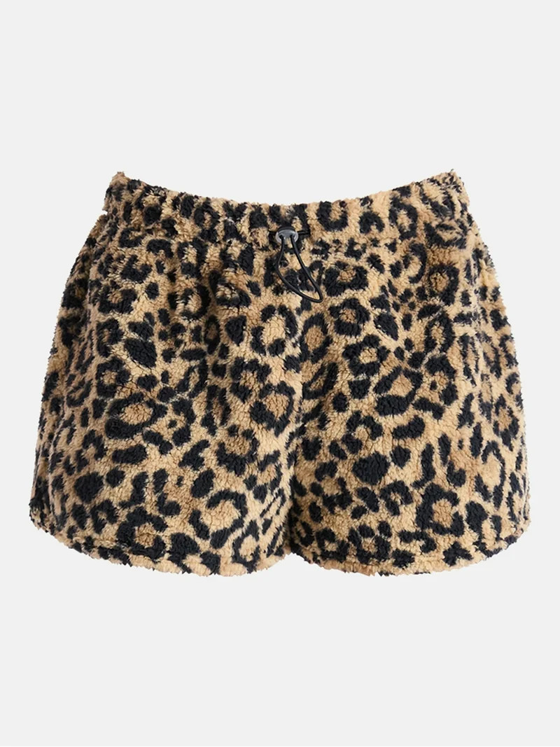 No Boundaries Plush Bungee Cord Shorts, Women's | Walmart (US)