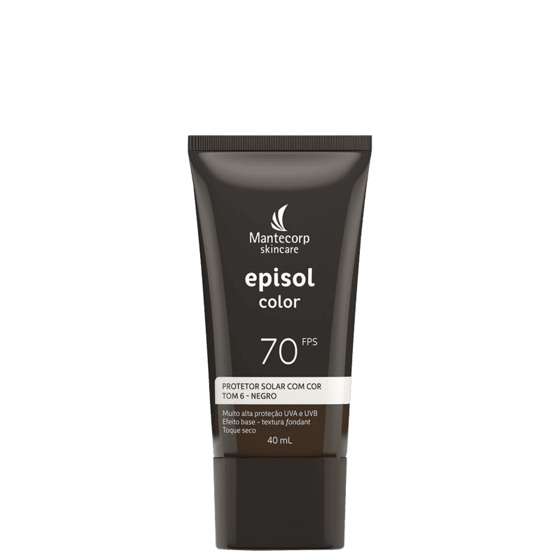 Mantecorp Episol Color Tom 6 Negro FPS 70
        
            
                 - Protetor Solar... | Beleza Na Web (BR)