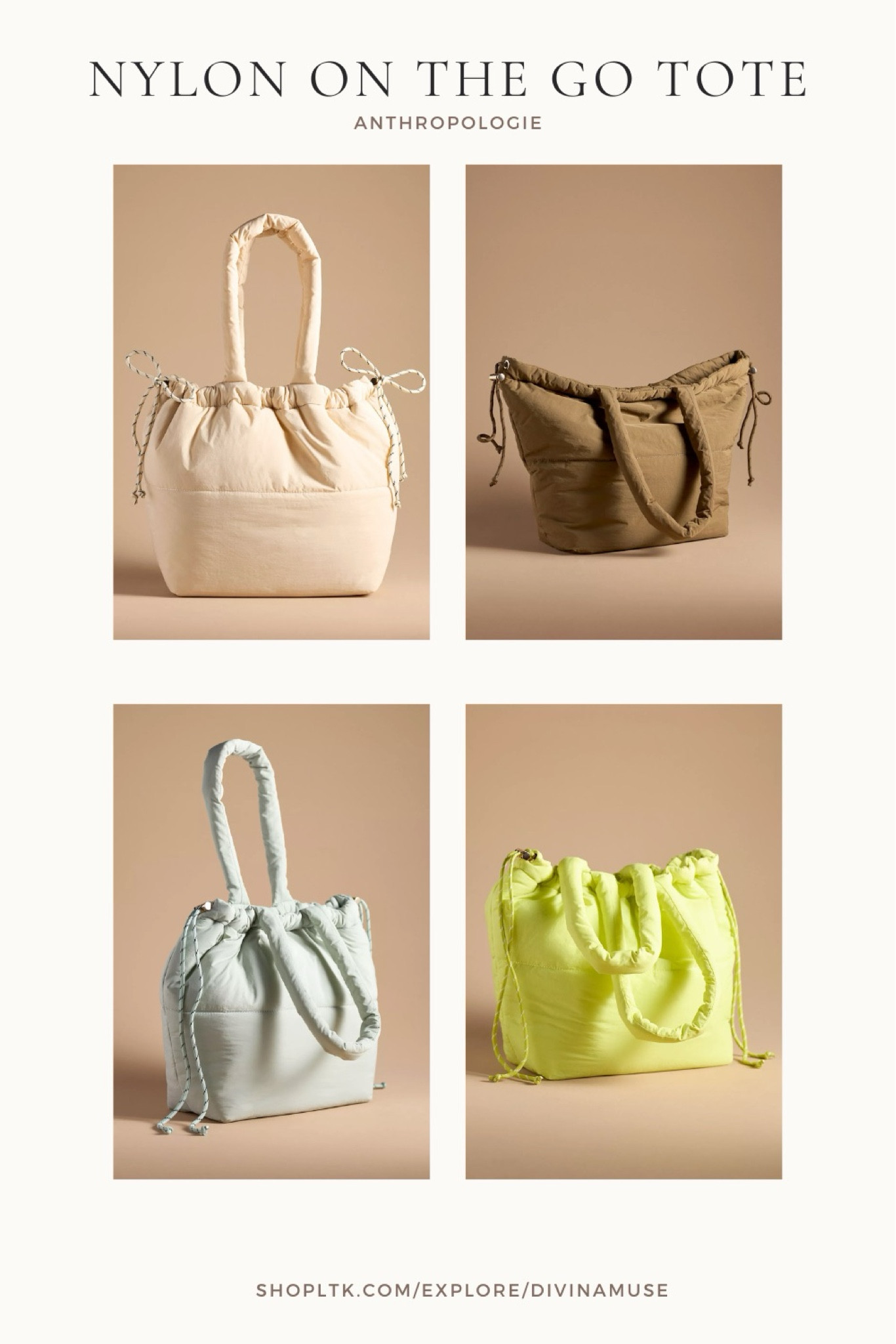 Nylon on the go tote bags - comes in many colours and can expand or close with the drawstrings. Look’s cute and simple no matter what form. Perfect for a gym bag, school bag, or a casual everyday bag if you pack a lot! 
-
Functional bags, casual bags, everyday bags, work bag, school bag, gym bag, yoga bag, pilates bag, nylon bags, large totes, large shoppers 

#LTKFindsUnder100 #LTKU #LTKTravel