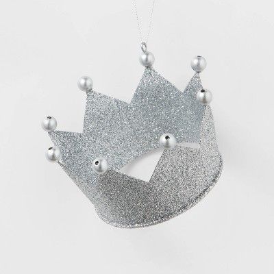 Metal Glitter Crown Christmas Tree Ornament - Wondershop™ | Target