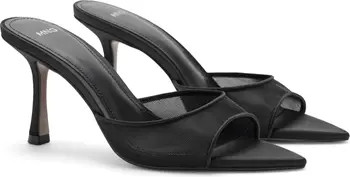 MANGO Pointed Toe Slide Sandal (Women) | Nordstrom | Nordstrom