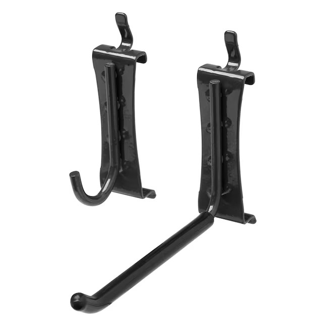 Gladiator Multipurpose Hook 8-Pack 4-in Black Steel Lowes.com | Lowe's