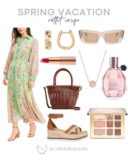 Look effortlessly stylish with this floral dress, cute sandals, straw handbag, and more that are perfect for your next vacation!
#travellook #petitestyle #outfitidea #springfashion

#LTKtravel #LTKbeauty #LTKstyletip