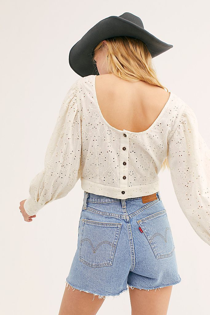 Petunia Eyelet Top | Free People (Global - UK&FR Excluded)