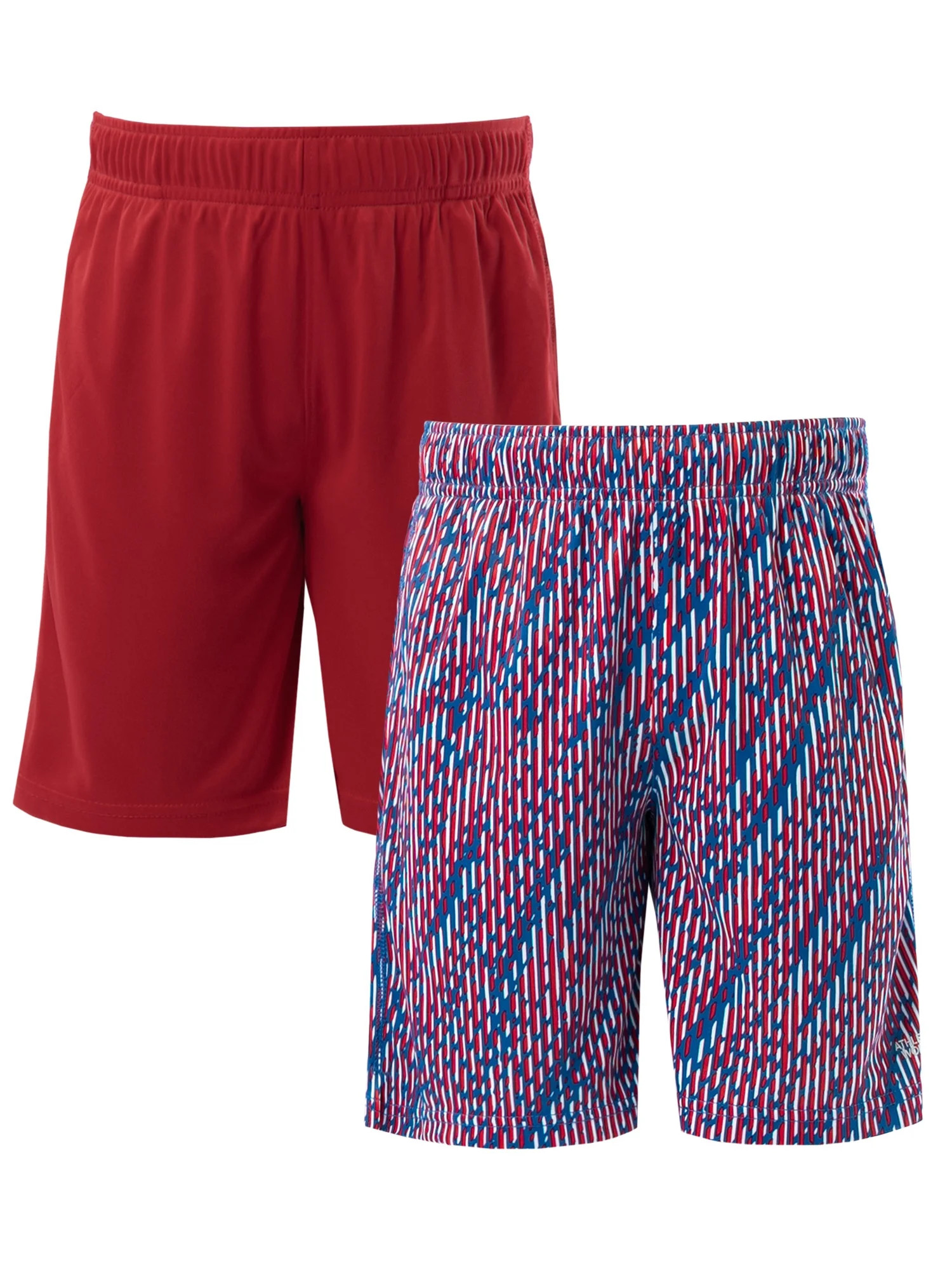 Athletic Works Boy's Core Short, 2-Pack, Sizes 4-18 & Husky | Walmart (US)