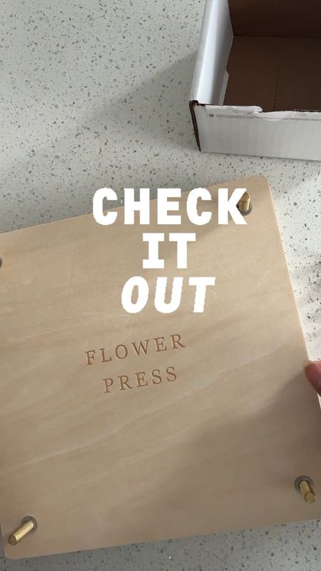 Flower press by hearth and hand! Perfect for so many crafts and DIY projects 

#LTKfamily #LTKunder50 #LTKhome