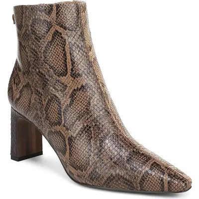 Sam Edelman Saige Bootie in Truffle Brown/light Sand at Nordstrom, Size 8 | Nordstrom