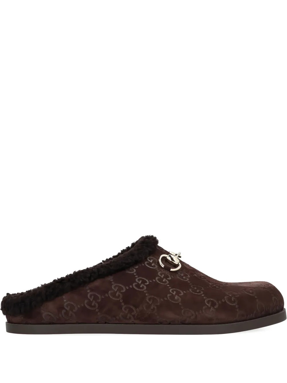 Gucci GG suede mules - Brown | Farfetch Global