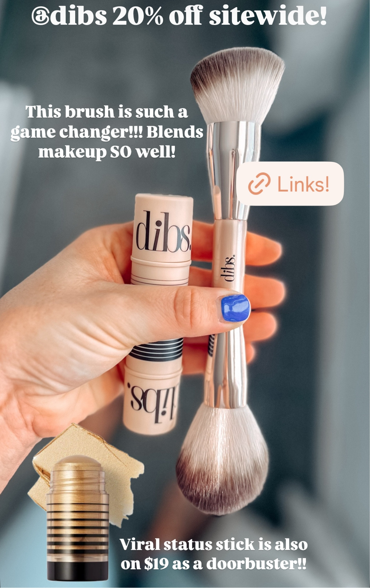 Dibs products are so good! If anything, do yourself a favor and get this brush!!! It’s a must!! Their viral bronzing stick is also $19 as a doorbuster! 

#LTKGiftGuide #LTKBeauty #LTKCyberWeek