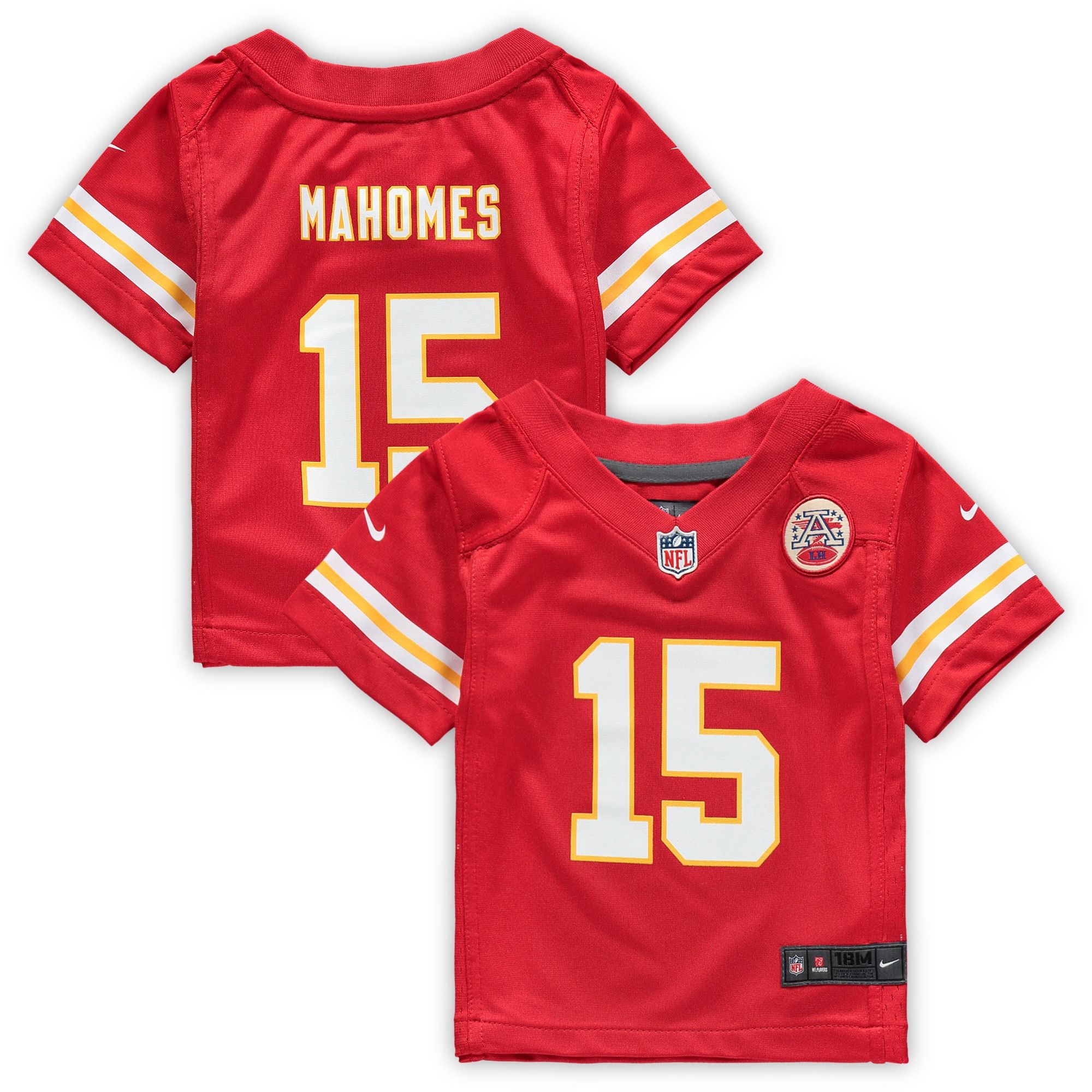 Infant Kansas City Chiefs Patrick Mahomes Nike Red Game Jersey | NFL Shop