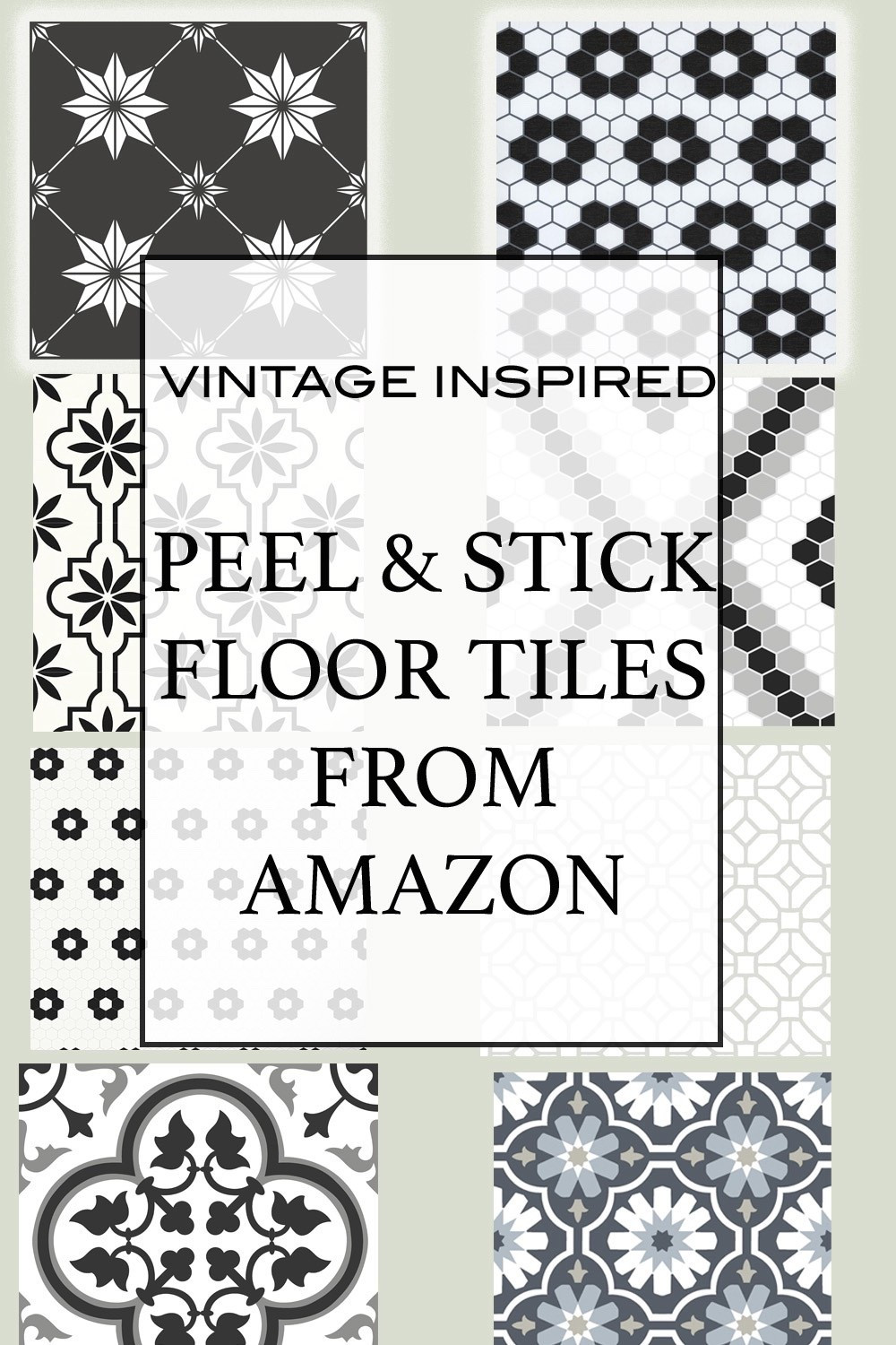 Vintage inspired floor tiles, perfect for a small bathroom or closet.
Easy DIY to transform any of these spaces. Links below

#LTKHome