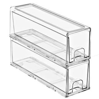 Sorbus Fridge Pull Out Organizer, Small (2-Pack) FR-PBE2 - The Home Depot | The Home Depot