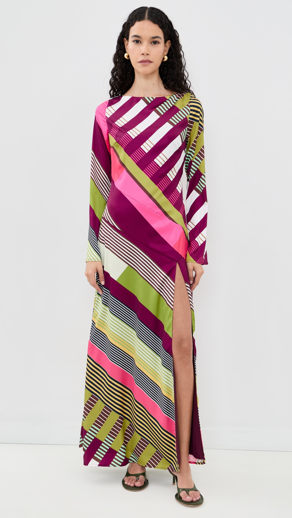 Seven Wonders Montie Sleeved Maxi Dress Lettie Multi XL | Shopbop
