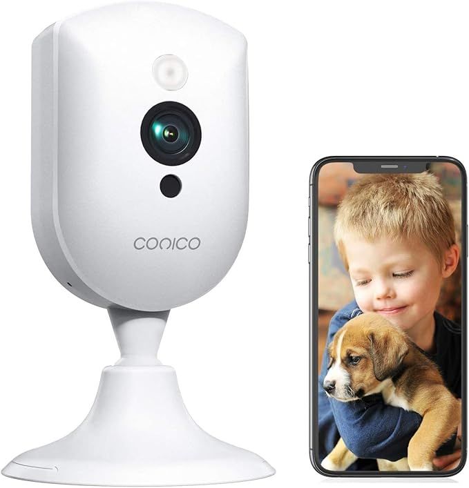 Baby Monitor, Conico 1080P Home Security Indoor Camera with Sound Motion Detection IR Night Visio... | Amazon (US)