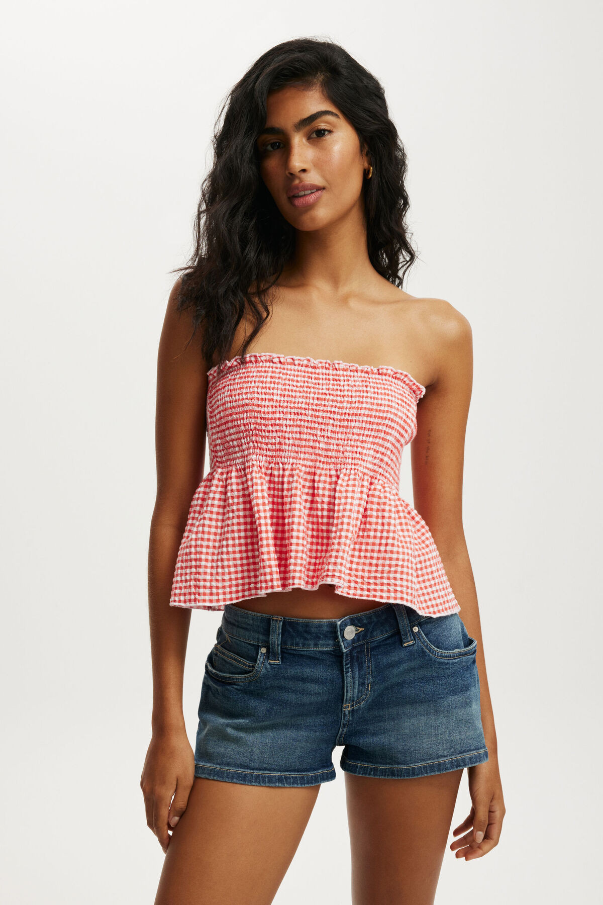 Billie Shirred Tube Top | Cotton On (US)