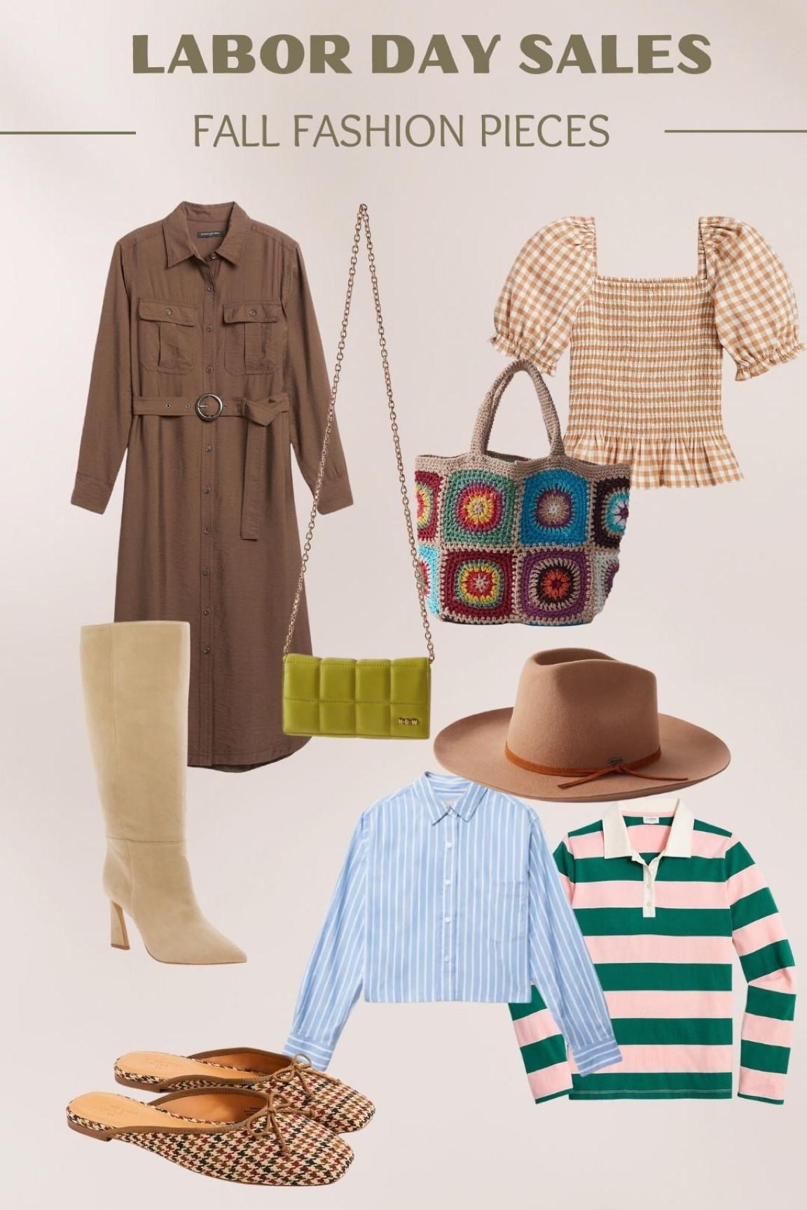 Fall pieces on sale for labor day! 

Fall dress | button down top 
Knee high boots 

#LTKcurves #LTKSeasonal #LTKsalealert