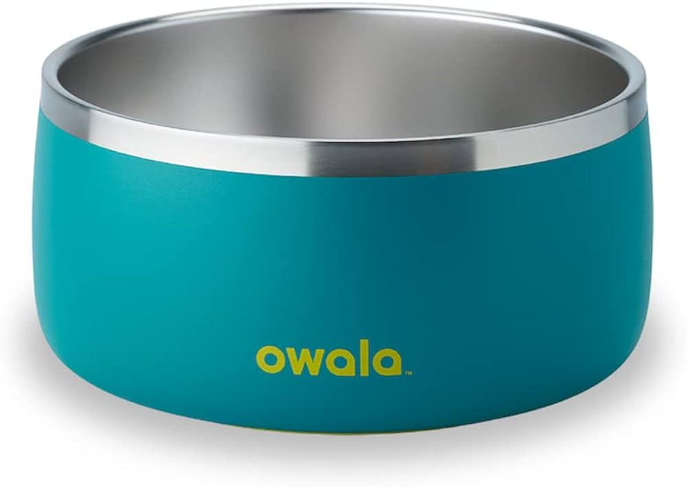 Owala Pet Bowl - Durable Stainless Steel, Food and Water Bowl for Dogs, Cats, and All Pets, Non-S... | Amazon (US)