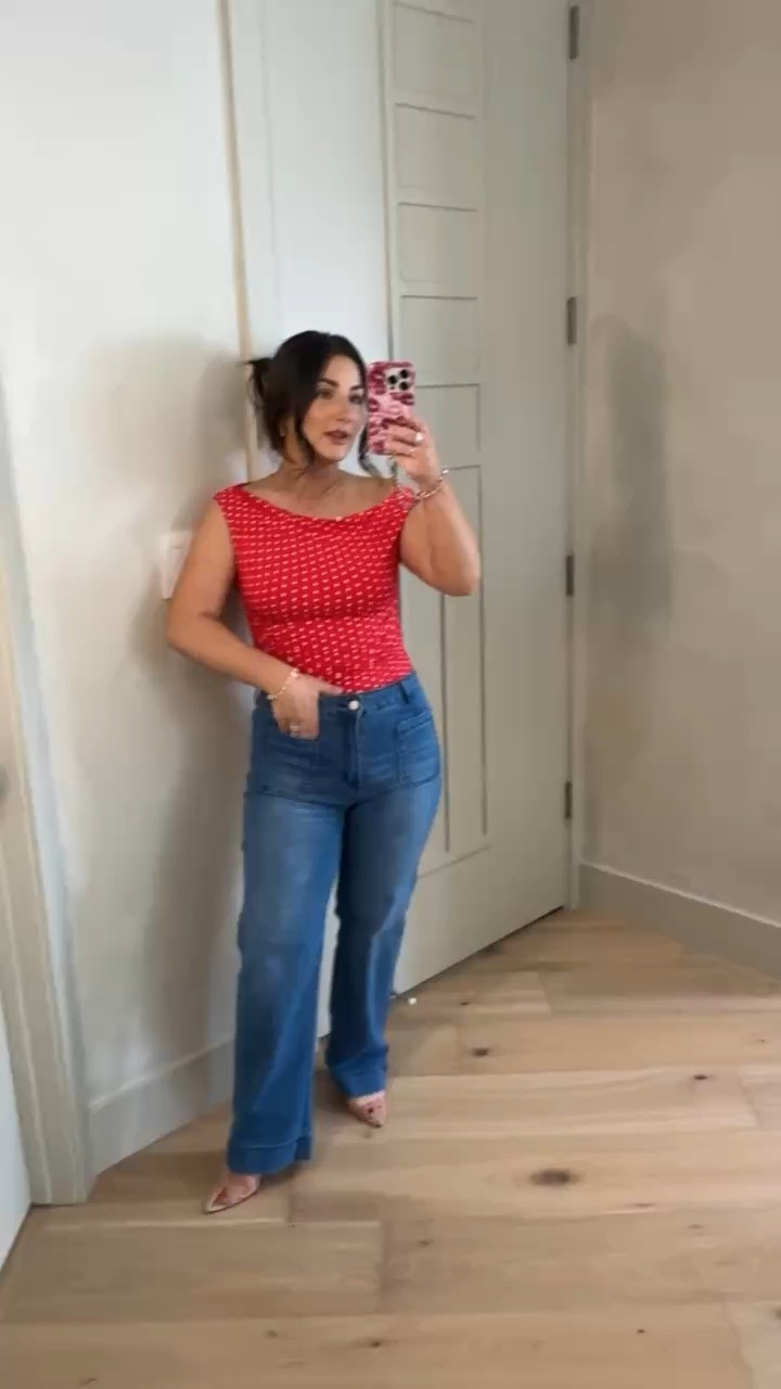 One of my favorite tops! Double lined and smoothing everywhere! 

You can wear a strapless bra, I’m wearing nippies! 

Top size small, jeans size 6 

5’0" 140lbs
Petite friendly, date night outfit

#LTKootd #LTKSaleAlert #LTKPetite