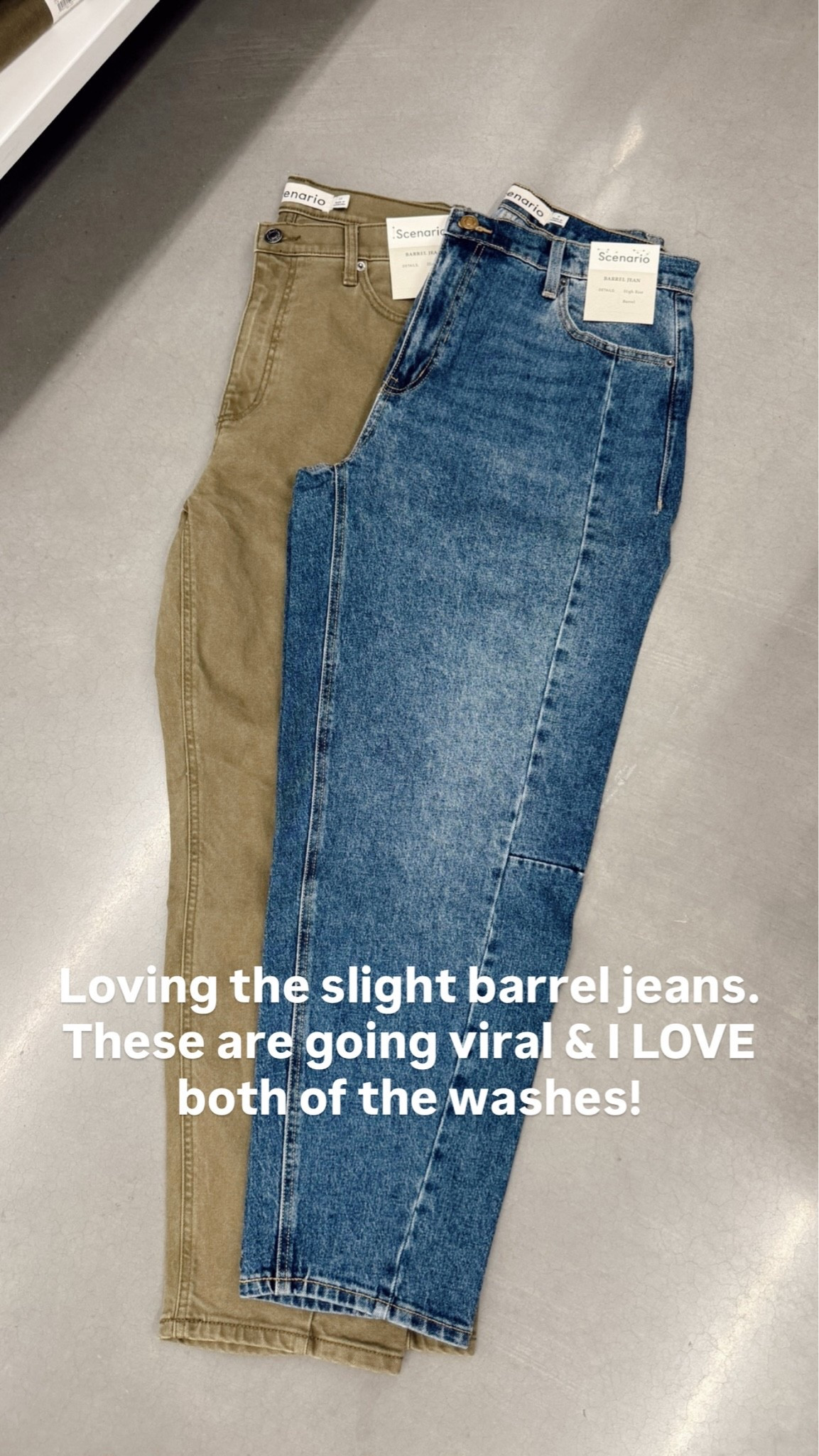 The perfect slight barrel jeans from Walmart that are going CRAZY viral. I love the wash & fit!

#LTKgrwm #LTKmomlife #LTKootd
