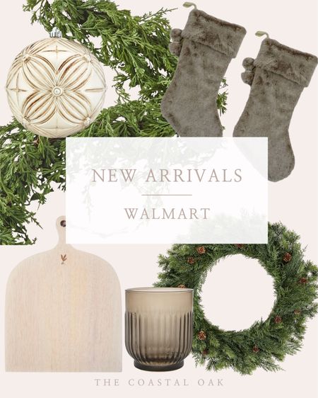 New Walmart arrivals for the holidays with cedar wreath and garland, ornaments, faux fur stockings and more! 

#LTKHoliday #LTKSeasonal #LTKhome