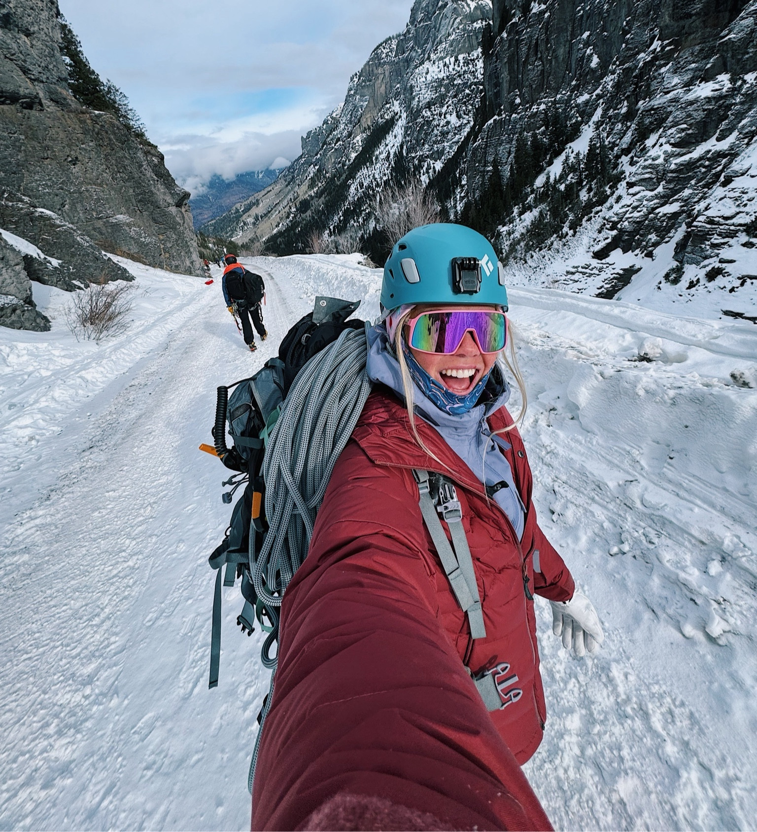 Ice climbing in Ouray 🧊🧗🏼‍♀️ #LTKwinter #LTKmountaineering 