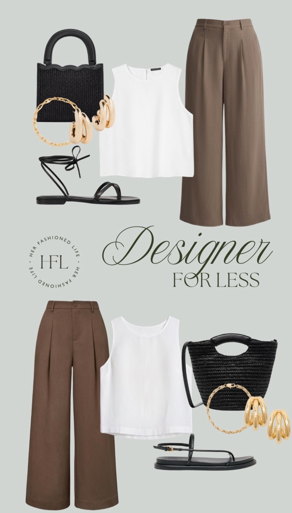 Designer for less! Lots of options linked below 🤍

#AmazonFinds #BlackBag #Jewelry #SpringOutfitIdea #AffordableOutfit #WhiteTank #BlackSandals 

#LTKSeasonal #LTKootd #LTKOver40