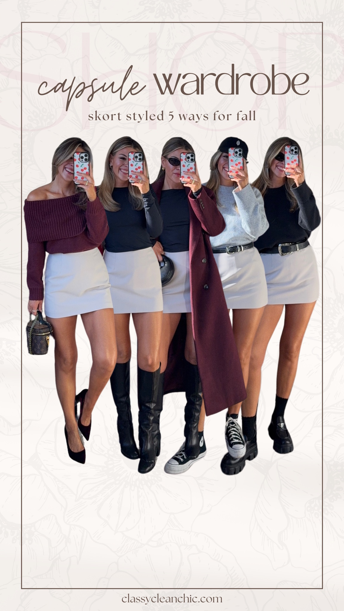 Abercrombie skort styled five ways for fall Abercrombie fall capsule collection holiday party date night looks. 

Wearing my usual smalls. 

#LTKHoliday #LTKStyleTip #LTKSeasonal