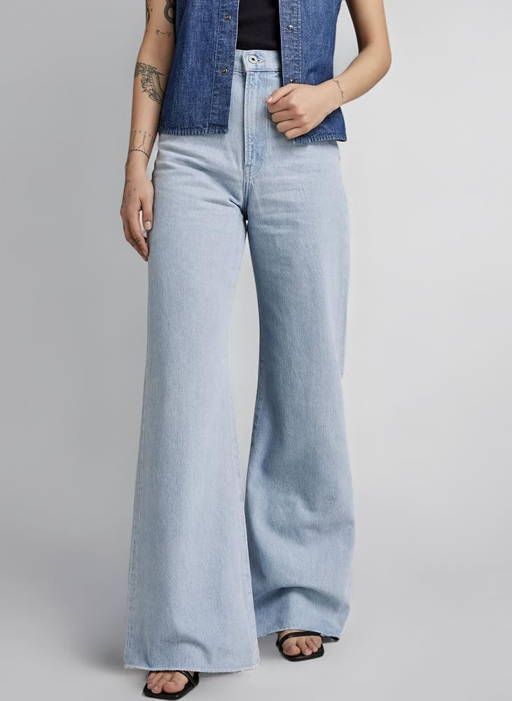 G-STAR Damen Deck Ultra High Wide Leg Jeans | Amazon (DE)