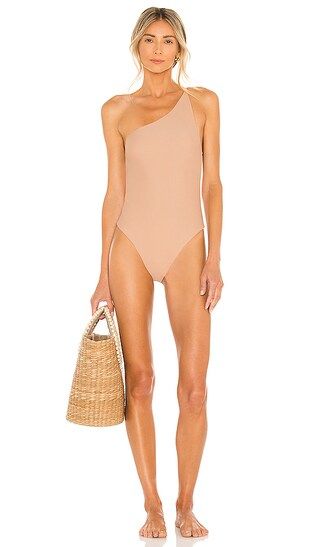 x Sofia Richie Iver One Piece in Bronze Tan | Revolve Clothing (Global)