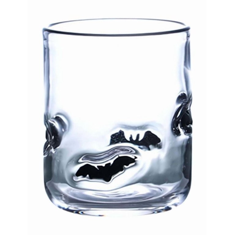 Halloween Icon Glass Cups Set,14 Ounce Bat Themed Drinking Cocktails Glasses for Party,Fun Wine G... | Walmart (US)
