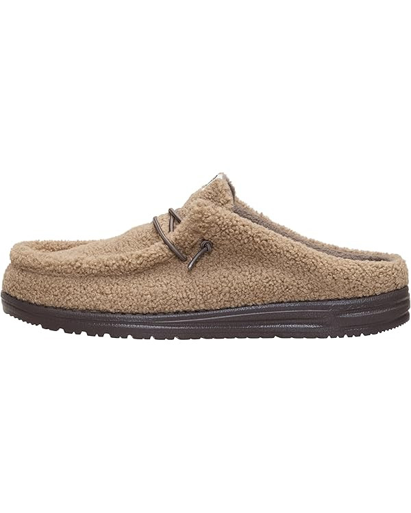 HEYDUDE Men's Wally Slip Sherpa Slip-On Mules | Lightweight Comfortable Shoes for Travel & Casual... | Amazon (US)