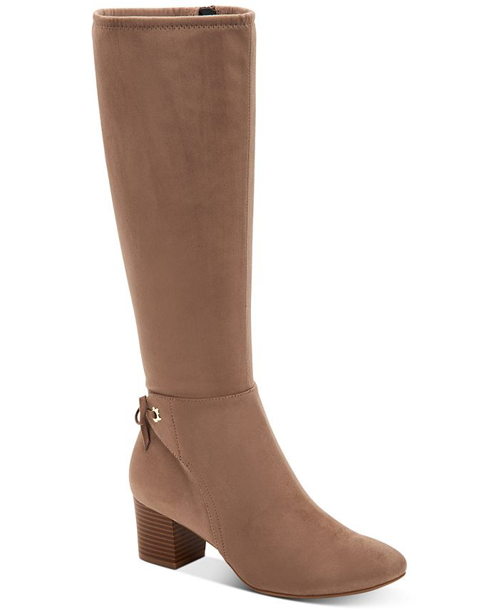 Charter Club Women's Jaccque Tall Stretch Wide-Calf Boots, Created for Macy's & Reviews - Boots -... | Macys (US)